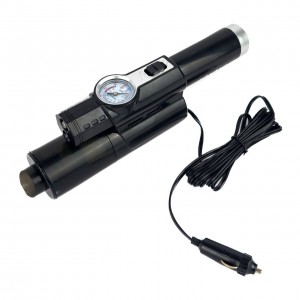 Автомобільний пилосос Portable Vacuum Cleaner LY-8018 з компресором 120 Вт чорний