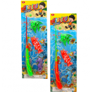 Набір іграшок для купання Риболовля Н58АВ 4 предмети магнітний різнобарвний
