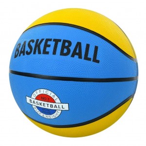 М'яч баскетбольний №7 VA0002 блакитний з жовтим