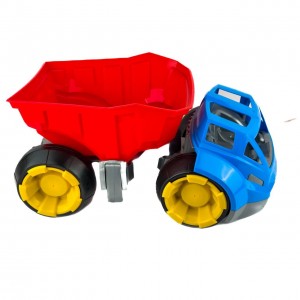 Іграшковий самоскид Technok Toys 4852 рухливий кузов пластик 40 см червоний з синім