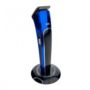 Бездротова машинка для стрижки волосся DSP F-90029 чорний з синім