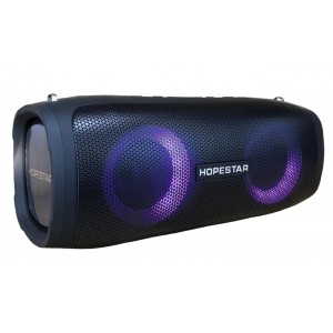 Колонка портативна Hopestar А6 Party Bluetooth FM LED чорний