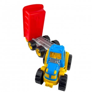 Іграшковий трактор з причепом Technok Toys 3442 рухливий причеп пластик 54 см різнобарвний