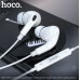 Навушники HOCO M101 Pro Crystal sound wire-controlled earphones with microphone White new