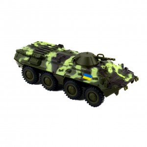 Іграшковий танк БМП AS-2767 рухливі елементи метал 12 см інерційний хакі
