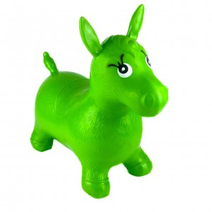 Іграшка-стрибунець Коник MS0737 ПВХ 52 см зелений