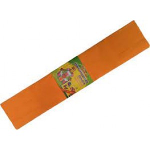 Бумага креповая цвет Оранжевый  размер 50см*200см