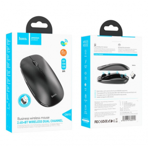 Миша Hoco GM15 Art dual-mode business wireless mouse Black new