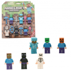 Ігровий набір 12в1 Minecraft Minifigures 22617 з аксесуарами