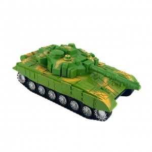 Іграшковий танк 9909-1 рухлива башня пластик 27 см інерційний зелений