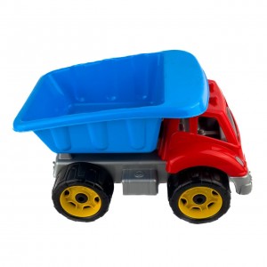 Іграшковий самоскид Technok Toys 3961 з каскою рухливий кузов пластик 30 см різнобарвний