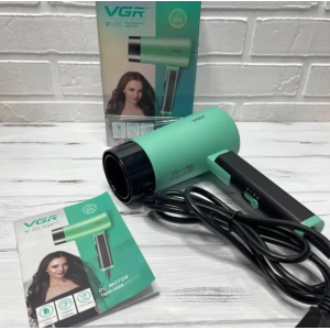 Дорожный мощный фен для волос VGR V-426 1600-200Вт с складной ручкой